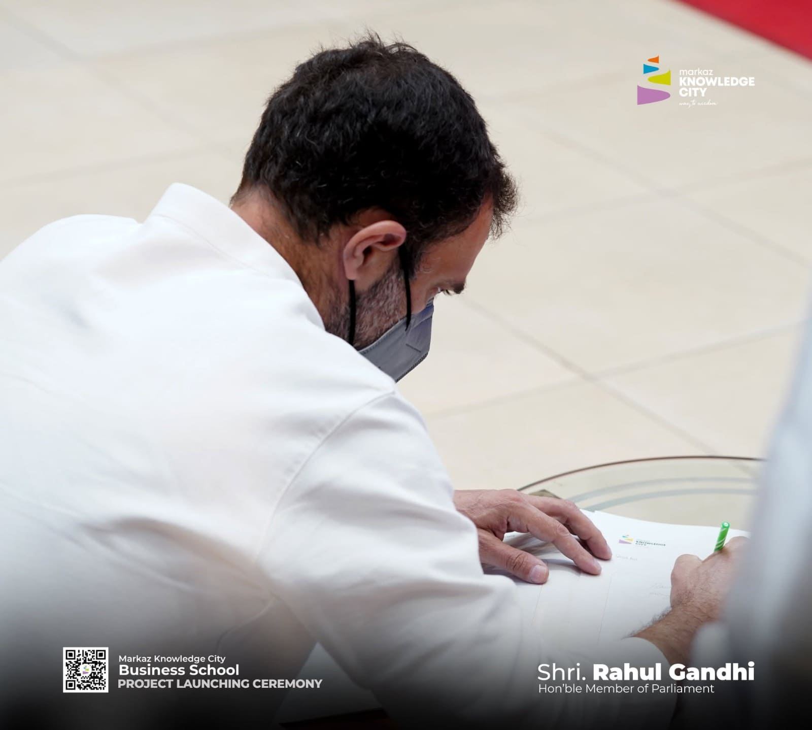 Rahul Gandhi Ceremony Signing